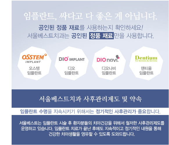 임플란트 수술 전 체크