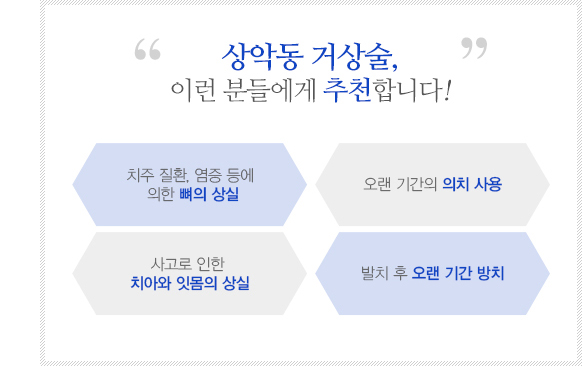상악동 거상술 치료대상